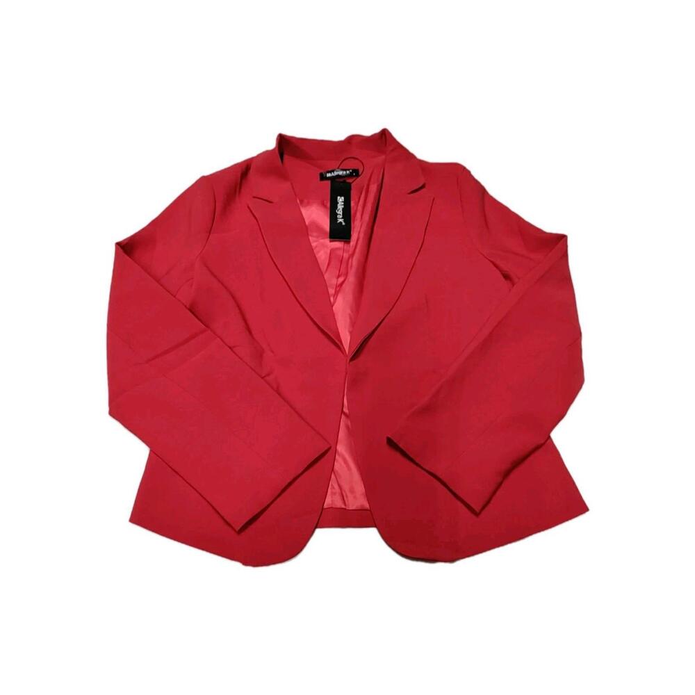Nwt allegra k blazer Open Front Red S
